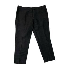 Isabel Marant Etoile Linen Blend Trouser Pants Charcoal Gray size US 8 or 40